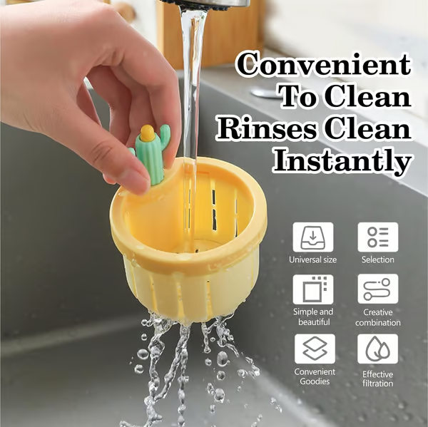 🌵2025 NEW🌵 MCOIKY® Cactus Kitchen Sink Drain Strainer PRO