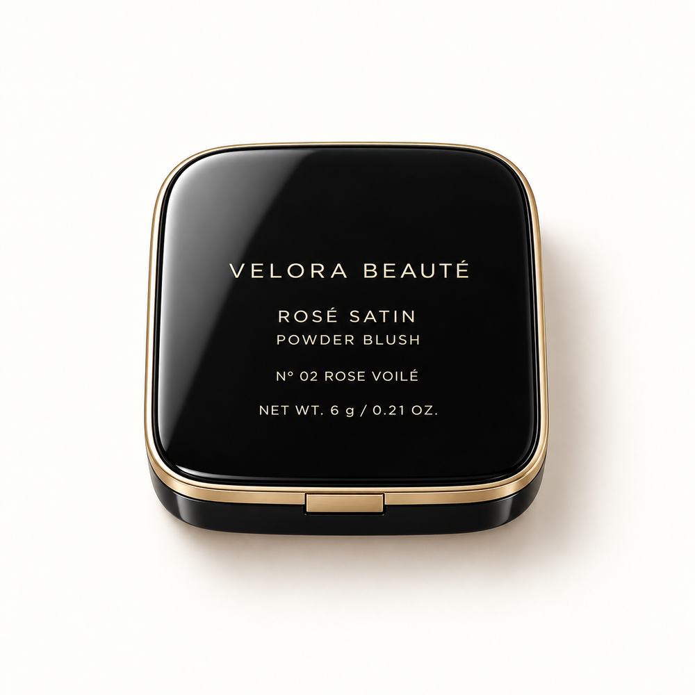 Rosé Satin Blush by VELORA BEAUTÉ, front-facing product main image