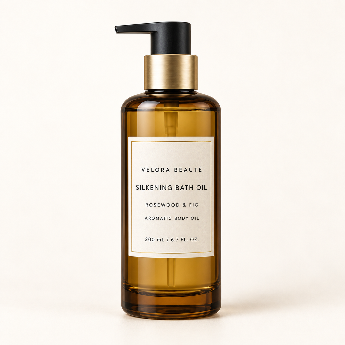 Silkening Bath Oil by VELORA BEAUTÉ, front-facing product main image