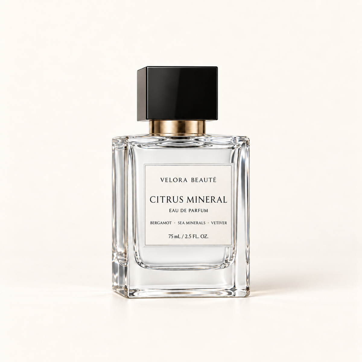 Citrus Mineral Eau de Parfum by VELORA BEAUTÉ, front-facing product main image
