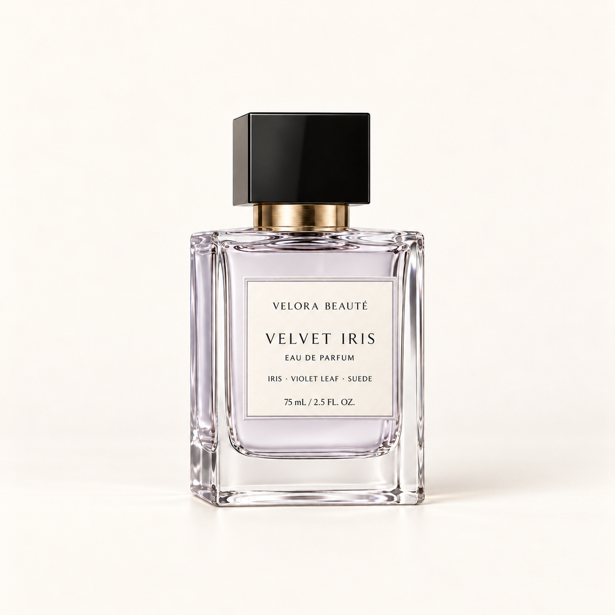 Velvet Iris Eau de Parfum by VELORA BEAUTÉ, front-facing product main image