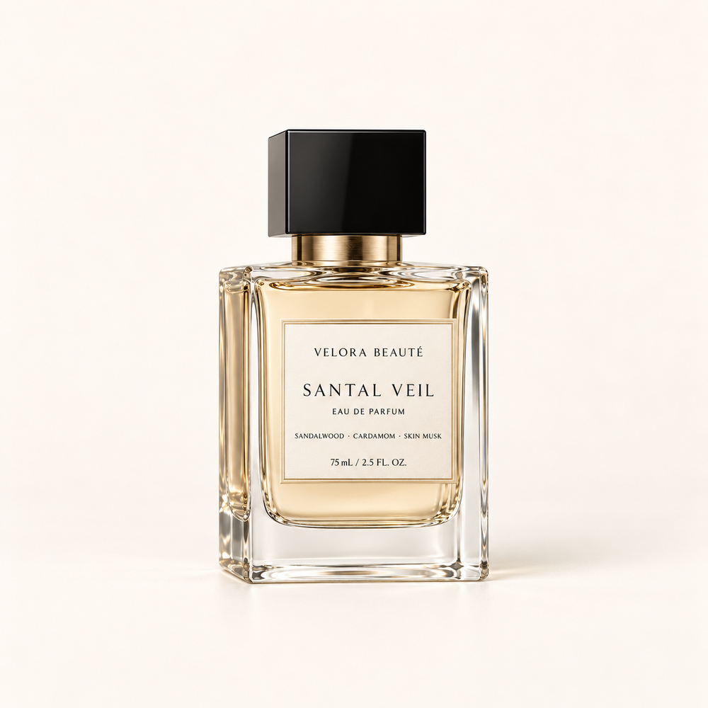 Santal Veil Eau de Parfum by VELORA BEAUTÉ, front-facing product main image